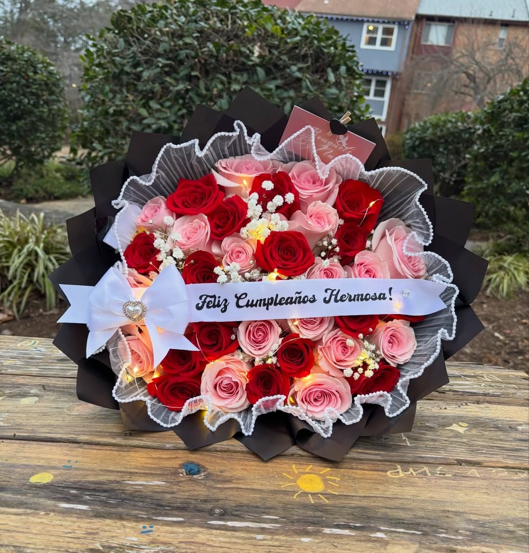 Cascading bouquet by Bouquets by Naomy